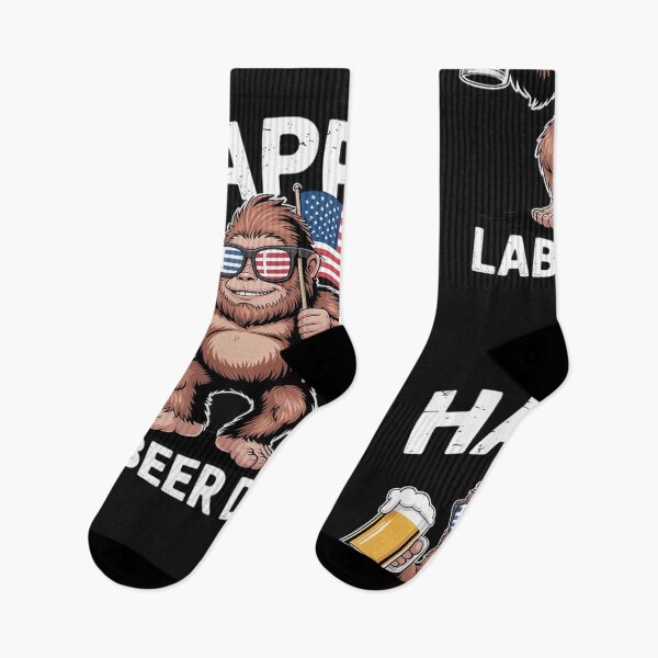 Item preview, Happy Labeer Day Labor Day Sasquatch American Flag Patriotic designed and sold by katherintration.