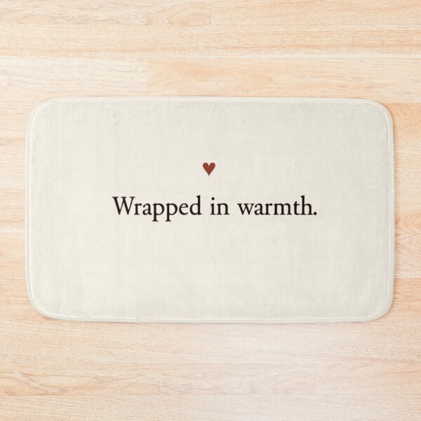 Item preview, Wrapped in Warmth – Cozy Minimal Winter Quote designed and sold by Irene Catchmind.