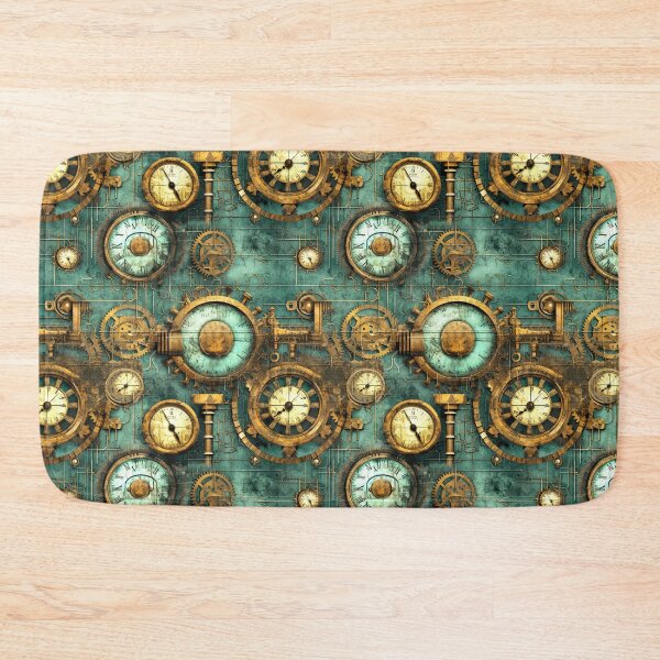 Item preview, Steampunk Grunge Vintage Mechanical Timers And Gears Pattern designed and sold by DEC02.