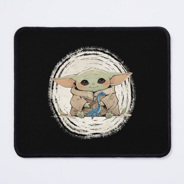 Item preview, BABY YODA WITH A PLESIOSAURUS designed and sold by LIS AND MELIVERSO.