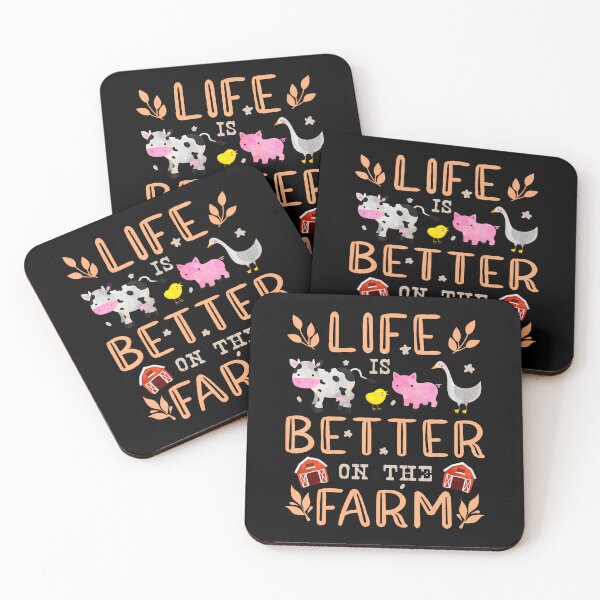 Item preview, Life Is Better On The Farm Cute Animals Farmer Farming Girl designed and sold by tornerkanuan.