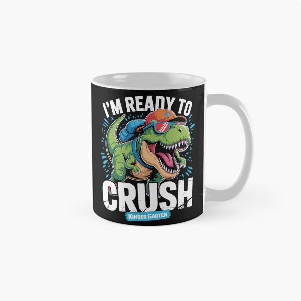Item preview, Ready To Crush Kindergarten Dinosaur Back to School Boys designed and sold by SIGORDESIGN.