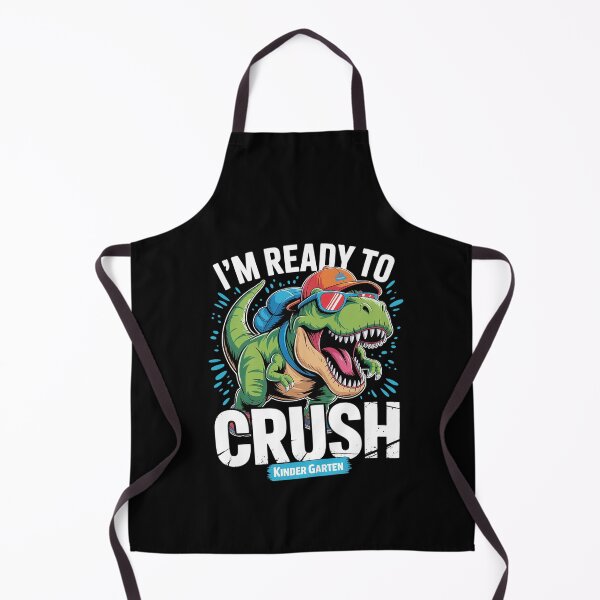 Item preview, Ready To Crush Kindergarten Dinosaur Back to School Boys designed and sold by SIGORDESIGN.