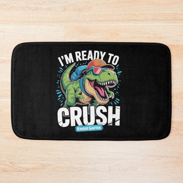 Item preview, Ready To Crush Kindergarten Dinosaur Back to School Boys designed and sold by SIGORDESIGN.