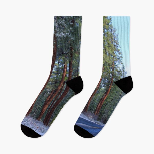 Item preview, The forest in snow along the road designed and sold by ImagesbyCharyn.