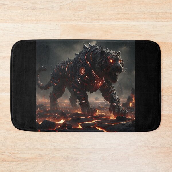 Item preview, Black Lava Tiger designed and sold by GalleryBrisArt.