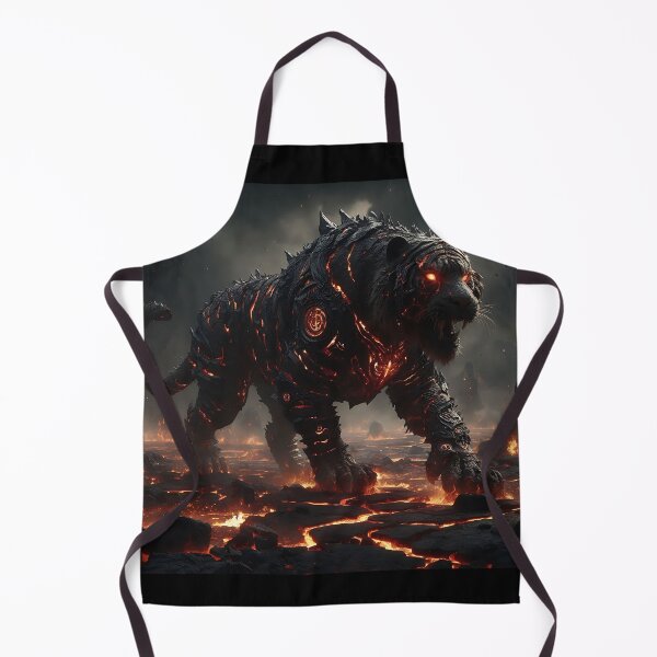 Item preview, Black Lava Tiger designed and sold by GalleryBrisArt.