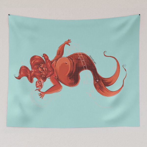 Item preview, Merman in Red designed and sold by spencerpm.