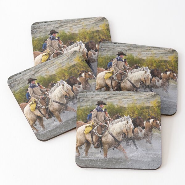 Item preview, Moving the horses up the river designed and sold by ImagesbyCharyn.