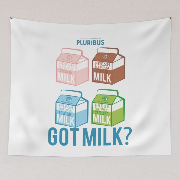 Item preview, PLURIBUS:GOT MILK? EVERY TYPES designed and sold by FunGangStore.
