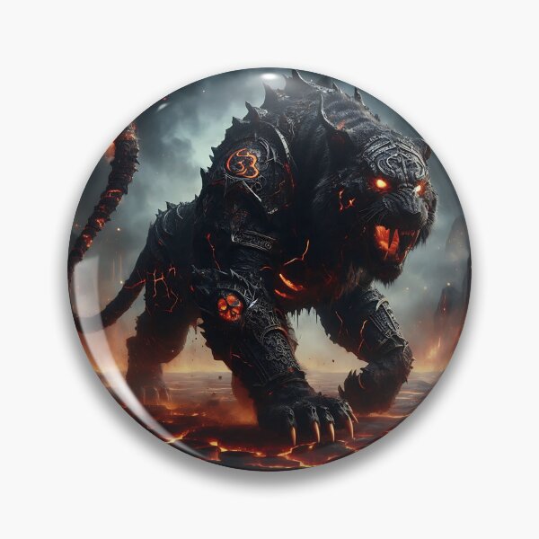 Item preview, Black Lava Tiger designed and sold by GalleryBrisArt.