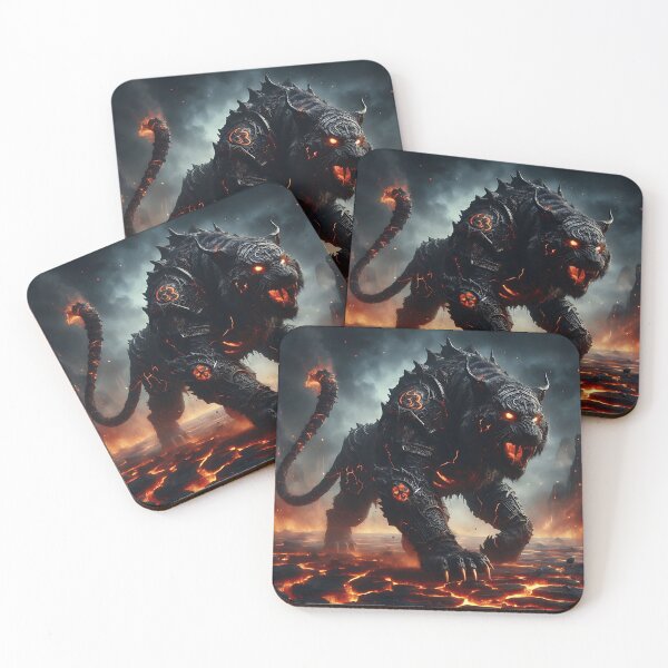 Item preview, Black Lava Tiger designed and sold by GalleryBrisArt.