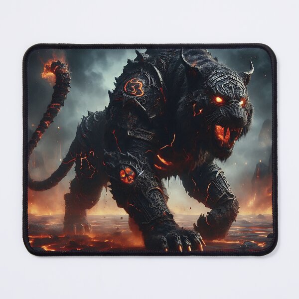 Item preview, Black Lava Tiger designed and sold by GalleryBrisArt.