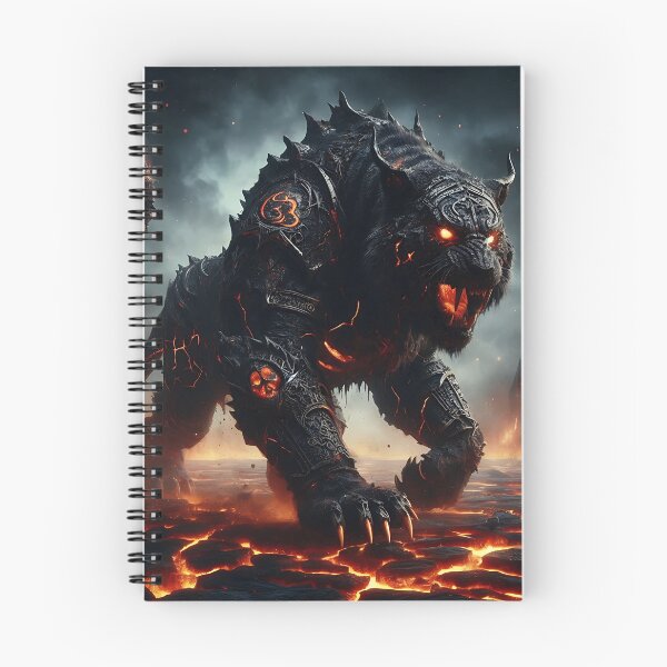 Item preview, Black Lava Tiger designed and sold by GalleryBrisArt.