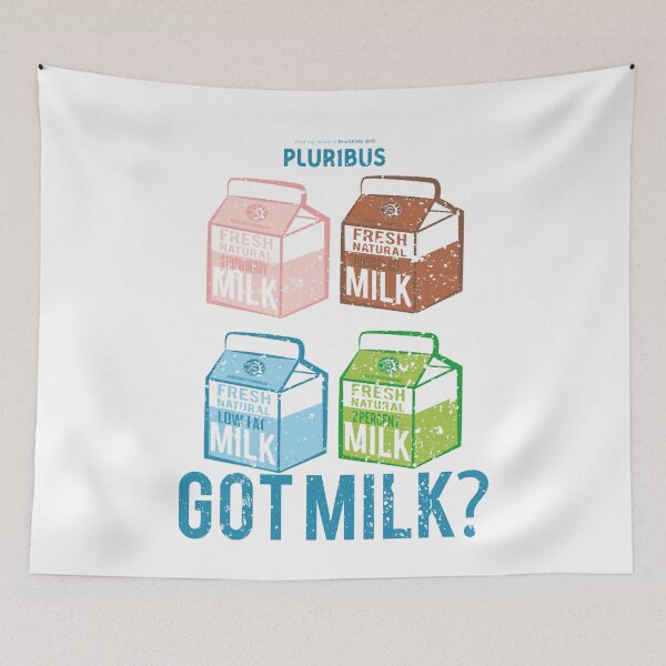 Item preview, PLURIBUS:GOT MILK? EVERY TYPES (GRUNGE STYLE) designed and sold by FunGangStore.