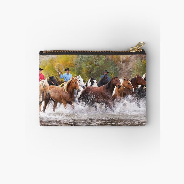 Item preview, Cowboys and Horses in the River designed and sold by ImagesbyCharyn.