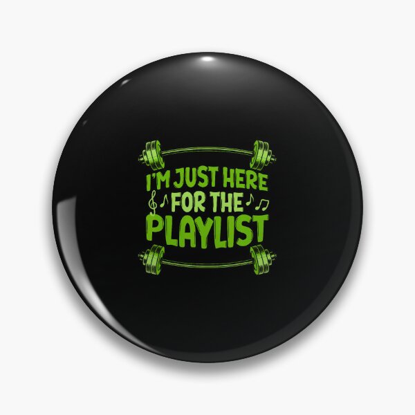 Item preview, Barbell Workout Playlist I'M Just Here For The Playlist designed and sold by CeliaApril.