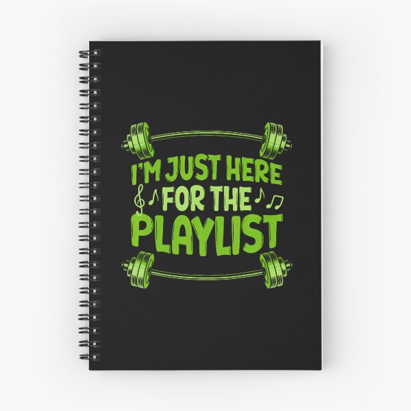 Item preview, Barbell Workout Playlist I'M Just Here For The Playlist designed and sold by CeliaApril.