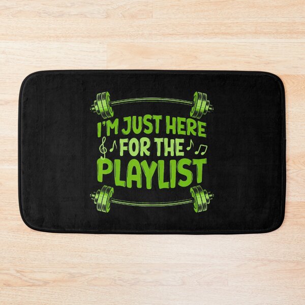 Item preview, Barbell Workout Playlist I'M Just Here For The Playlist designed and sold by CeliaApril.