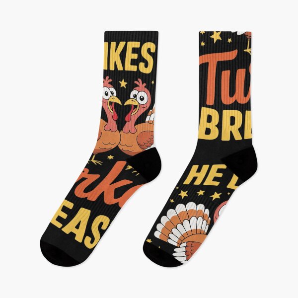 Item preview, He Likes My Turkey Breasts Couple Matching Thanksgiving designed and sold by katherintration.