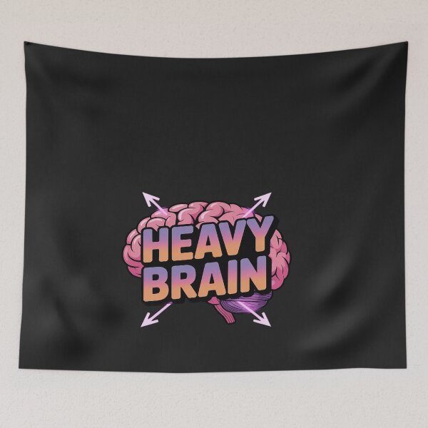 Item preview, Heavy Brain Quirky Creative designed and sold by katherintration.