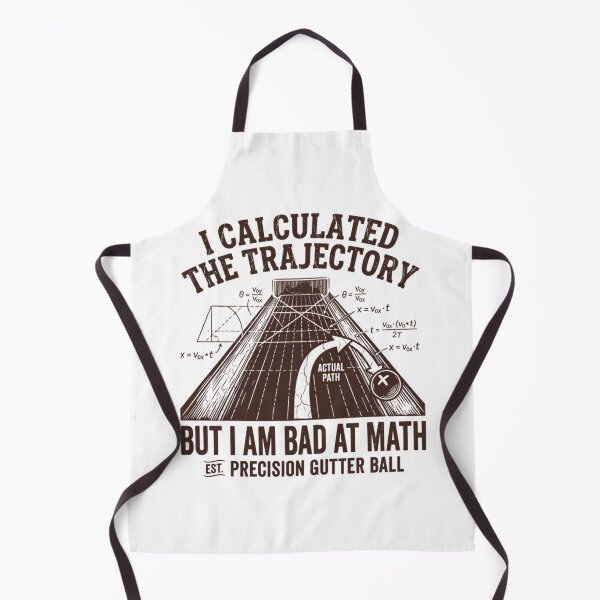 Item preview, Funny Bowling Physics Trajectory - Math Science Gutter Ball Humor designed and sold by Mason-Pride.