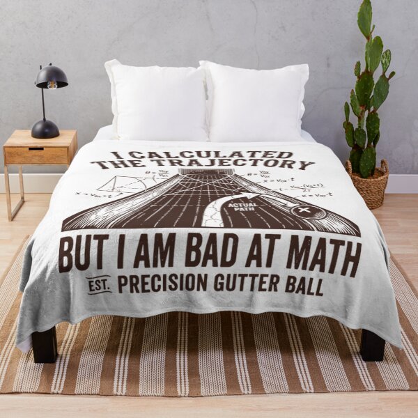 Item preview, Funny Bowling Physics Trajectory - Math Science Gutter Ball Humor designed and sold by Mason-Pride.