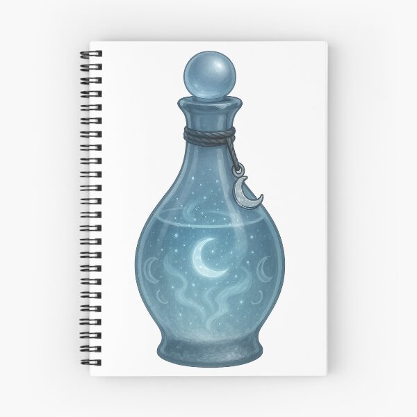 Item preview, Moonmist Dew – Lunar Potion of Calm and Night Magic designed and sold by AlcheArtsStudio.