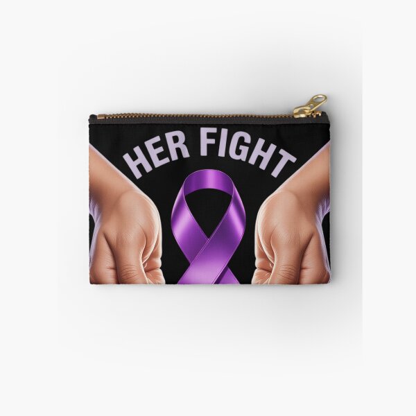Item preview, Her Fight Is My Fight Purple Ribbon Fibromyalgia Awareness designed and sold by katherintration.