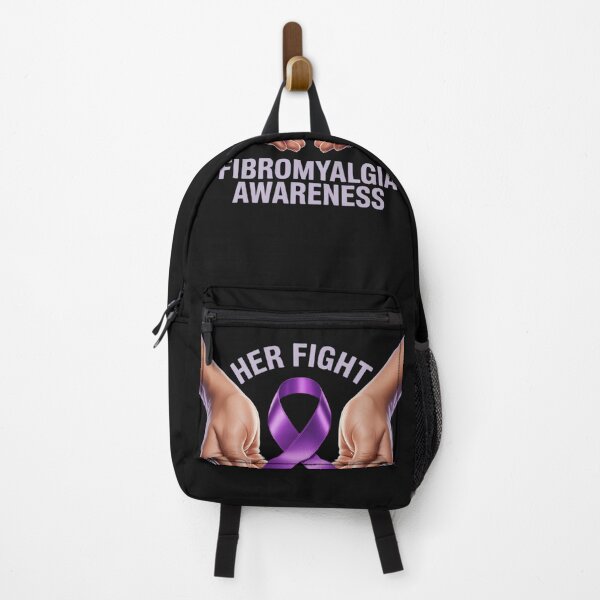 Item preview, Her Fight Is My Fight Purple Ribbon Fibromyalgia Awareness designed and sold by katherintration.
