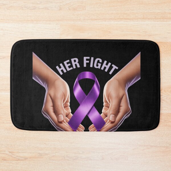 Item preview, Her Fight Is My Fight Purple Ribbon Fibromyalgia Awareness designed and sold by katherintration.