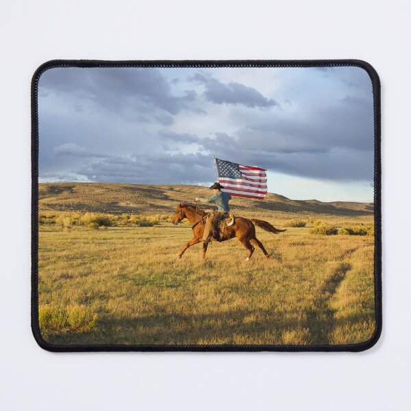 Item preview, He rides with the American Flag designed and sold by ImagesbyCharyn.