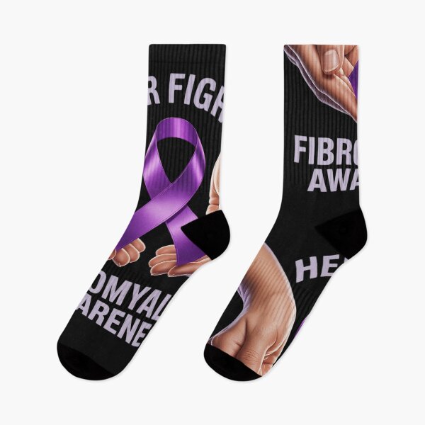 Item preview, Her Fight Is My Fight Purple Ribbon Fibromyalgia Awareness designed and sold by katherintration.