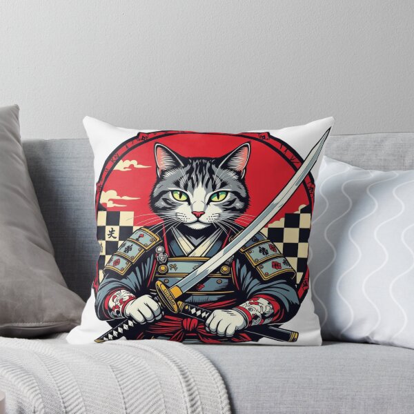 Item preview, Cat Samurai Katana designed and sold by vinartdesigns.