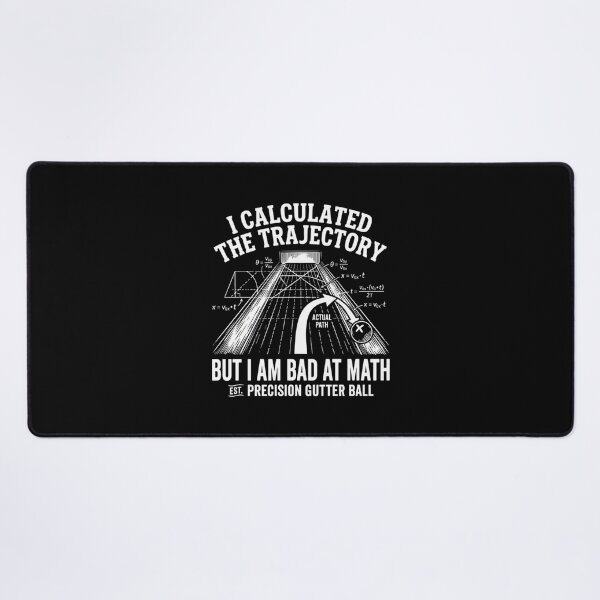 Item preview, Funny Bowling Physics Trajectory - Math Science Gutter Ball Humor designed and sold by Mason-Pride.