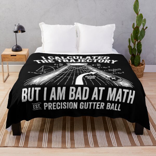 Item preview, Funny Bowling Physics Trajectory - Math Science Gutter Ball Humor designed and sold by Mason-Pride.