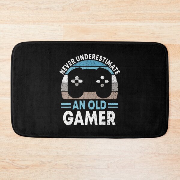 Item preview, Never Underestimate An Old Gamer Gaming Video Games designed and sold by reeneregen.
