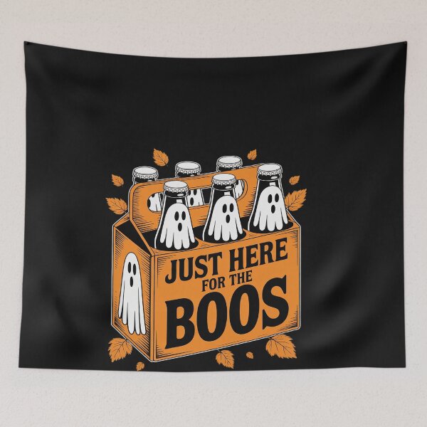 Item preview, Here for the Boos Halloween 6 Pack Booze Ghost Beer Bottles designed and sold by katherintration.