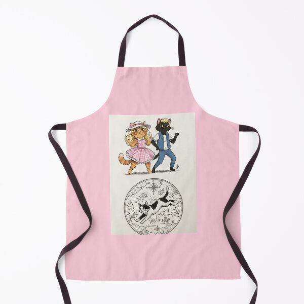 Item preview, ("Paw-fect Pink Beach Couple") designed and sold by Bit Canvas.