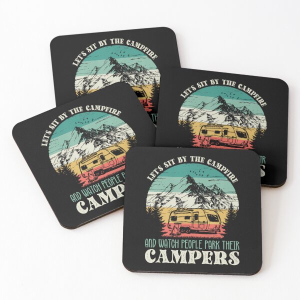 Item preview, Sit By Campfire Watch Campers Vintage Camping Outdoor designed and sold by mischwpwarso.