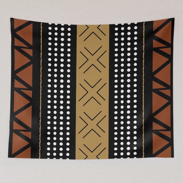 Item preview, Modern African Mud Cloth Abstract designed and sold by funkyvibes.