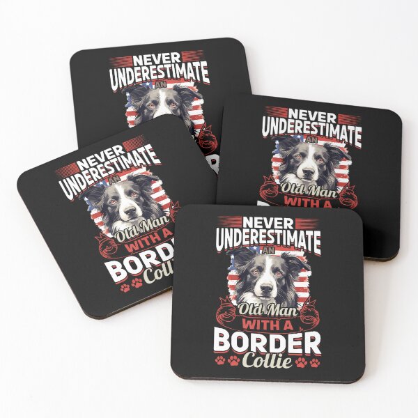 Item preview, Border Collie Dog - Never Underestimate An Old Man With A designed and sold by CeliaApril.