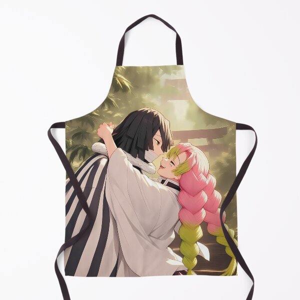 Item preview, Mitsuri Kanroji Romantic Embrace Demon Slayer Anime Girl designed and sold by CarlosBender.