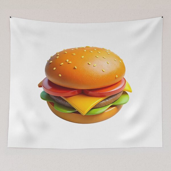 Item preview, 3D Stylized Cheeseburger Illustration designed and sold by Jirada.