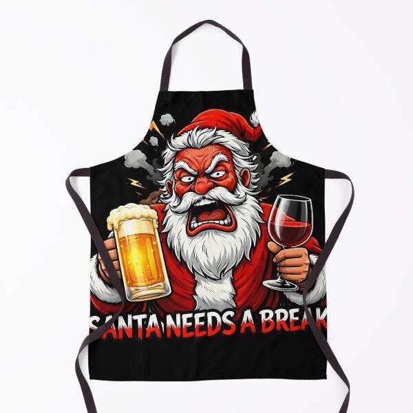 Item preview, Funny Angry Santa Drinking Beer Christmas Design designed and sold by SoulenCify.