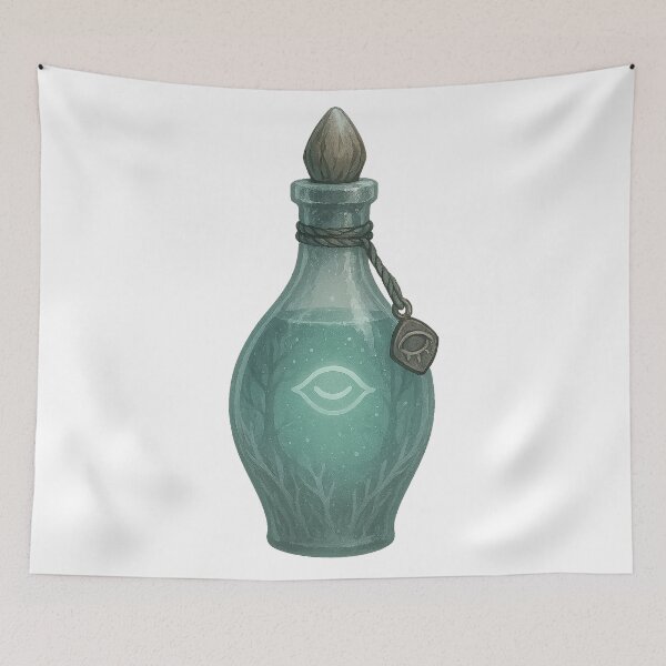 Item preview, Silent Grove Elixir – Forest Watcher Potion of Calm designed and sold by AlcheArtsStudio.