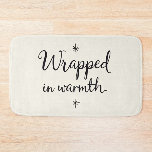 Item preview, Wrapped in Warmth – Cozy Minimal Winter Quote designed and sold by Irene Catchmind.