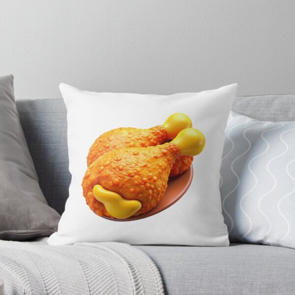 Item preview, 3D Stylized Fried Chicken Drumsticks Illustration designed and sold by Jirada.