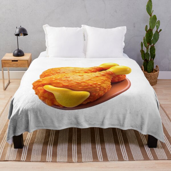 Item preview, 3D Stylized Fried Chicken Drumsticks Illustration designed and sold by Jirada.