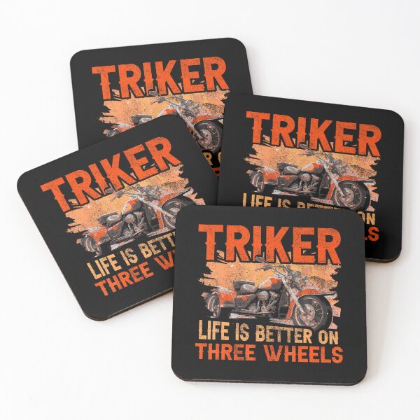 Item preview, Triker - Life Is Better On Three Wheels - Motorcycle Trike designed and sold by brokgoingsa.